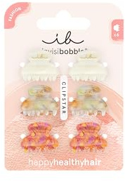 invisibobble CLIPSTAR Love Letter XS 6er-Pack, Elegante Mini-Haarspangen für Damen & Mädchen, Neutrale Farben, Niedliche Haar-Accessoires, Modische Haarklammern für Alle Haartypen