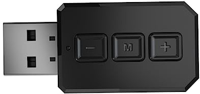 OSALADI USB Wireless Adapter Für Audioübertragung Sender Und Empfänger Für Aux Kompatibel Mit Laptop Smartphone Und Auto Für Musik Und Spiele