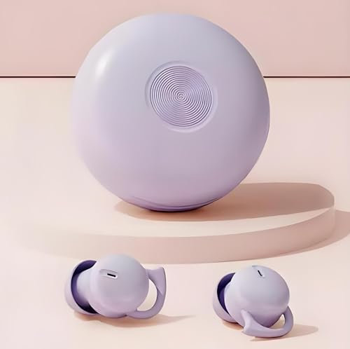 Auriculares para dormir inalámbricos, invisibles Bluetooth 5.3, sonido HiFi, impermeables, mini auriculares para dormir con diseño ultraligero para dormir de lado, ajuste cómodo/bloqueo de ruido