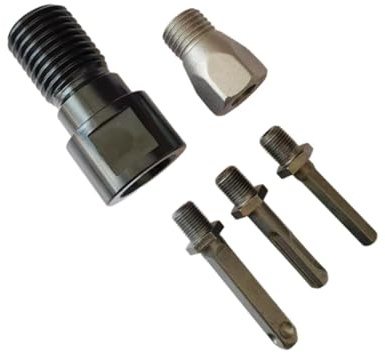 perfk Adaptador de broca de perforación de núcleo 1 1/4 -7 hembra a m16/m22 macho para usar con bits de núcleo de diamante, M22 a 1 1 4 7