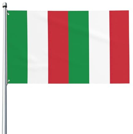 Bandera italiana para exteriores, para patio, césped, decoración de fiesta, muestra con orgullo tu estilo