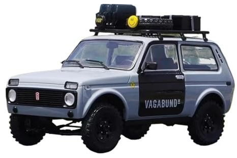 ZHRDWE Copie Fidèle l'Origine Modèle Voiture Moulé sous Pression Grande Échelle pour SUV LADA NAVI 1600, Jouet, Cadeau Collection D'affichage Statique 1/18 Maquette Voiture
