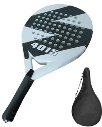 Raquette de paddle de tennis de Beachs, raquette de paddle en fibre de carbone | Raquette de paddle de plage professionnelle Comfort Grip pour débutants, hommes et femmes