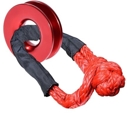 Kit De Anillo De Recuperación De Grillete Suave For Cabrestante Untuk Off-Road On-Road SUV 4x4 Trailer Snatch-Ring 41.000lbs Winch(B)