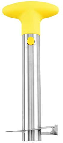 Pineapple Corer Stainless Steel Peeler Remover Tool Cutter Core with Anti Slip Handle for Kitchen High Efficiency Easy to Use Comfortable Detachable Dishwasher Safe Great Gift Home Cooks Professionals