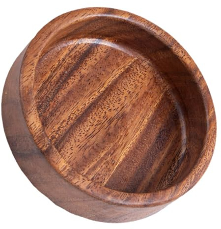 Sewroro Plateau Service Bois de Noyer Naturel et Polyvalent pour Snacks Fruits et Desserts Assiette Alimentaire Réutilisable pour Présentation et Conservation