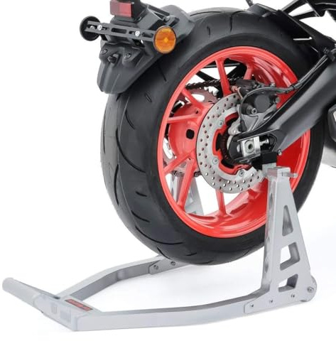 ConStands - Motorrad Montageständer Kompatibel mit Honda MSX 125 Silber Hinten Superlight Universal