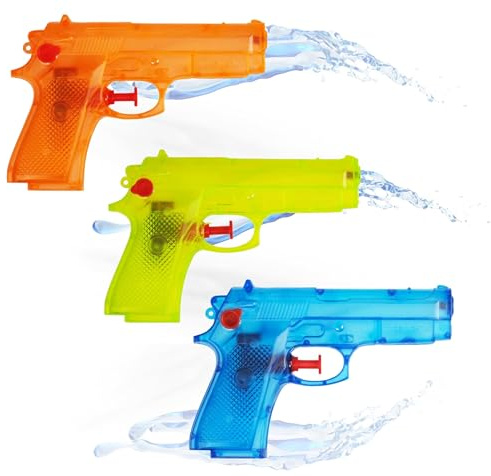 15 x vattenpistolset 15 cm vattensprutpistol sprutpistol litet minivatten för barn som present, barnens födelsedag, ge bort presenter till pojkar flickor