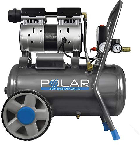 VINCO COMPRESSORE 24L SILENZIOSO 59 dB 1.5 HP ELETTRICO
