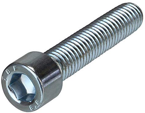 ALPIDEX 50 vis à tête cylindrique M10 x 50 mm DIN 912 galvanisées 8.8 BTR six pans creux