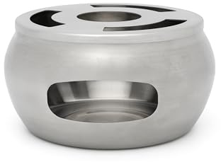 Bredemeijer runder Teewärmer Ø ca. 15 cm aus mattem Edelstahl