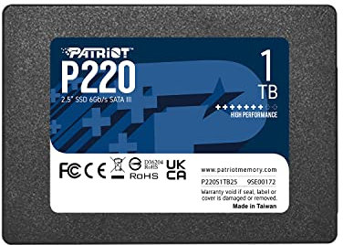 SSD Unità a Stato Solido SATA 3 2.5 Interno Patriot P220 1TB