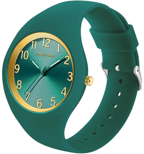Ladies Watches Waterproof Watches for Women Sports Womens Silicone Watch | Big Face and Soft Strap Nurse Watch with Secondhand