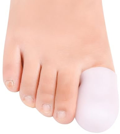 DYKOOK Big Toe Caps Protectors 10 Pcs, Made of Silicone. Toe Sleeve Protectors Bandages Splint Relief Toe Pressure, Corn and Calluses