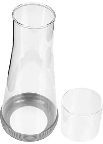 Didiseaon Caraffa in Vetro Trasparente Tazza Per Da Adatto Per Camera Da Soggiorno o Ufficio Realizzato in Materiali