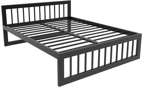 MetaloPro Metallbett Ryka 180x200 cm – Extreme Stabilität Bis 1000 KG | Hochwertiges Metall, ideal für Schlafzimmer und Gästezimmer, einfach aufzubauen, durchweg quietschfrei für einen ruhigen