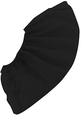 Generisch 100 copriscarpe monouso nero in tessuto non tessuto, spesso, copriscarpe monouso, copriscarpe antiscivolo, per uso domestico, Nero , taglia unica