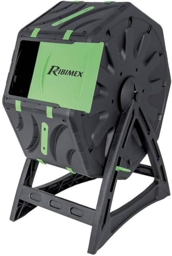 Composteur Rotatif 70L - Pratique et Écologique - Idéal pour Le Recyclage des Déchets Organiques - D-Work