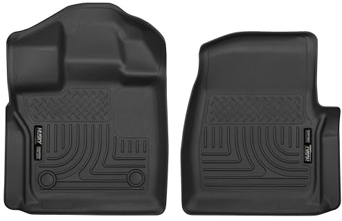 Husky Liners X-act Contour Floor Mats | Fits 2015-2026 Ford F-150 Standard CAB | Front Row, 2-pc Black - 52751