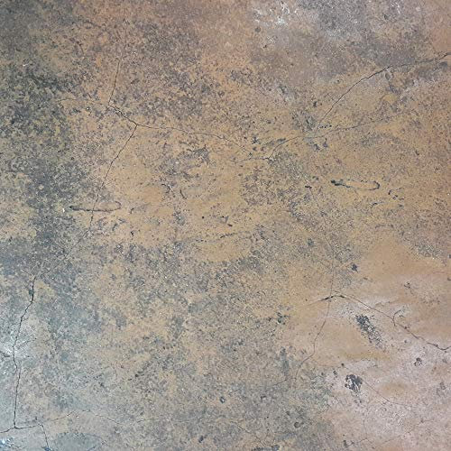 Queence Markerboard 'Beton' 50x50 cm | Abstrakte Kunst Naturstein Optik | Magnettafel zum beschreiben und anheften von Notizen | Whiteboard aus Acrylglas inkl. Boardmarker und 10 Neodym Magneten