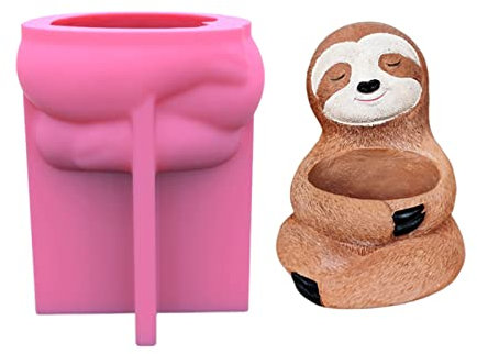 Sukkulenten Übertopf Silikonform Blumentopf Betonform Zement Gipsform DIY Blumenvase Epoxidharz Gussform Kerzenhalter Formen Für Harzguss/Epoxidharz/Zement Kerzenhalter Formen Harz