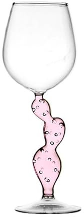 BAMFY High-Ball Verres à Vin Cactus Vacances Arbre à Tige Cristal Verre De Vin Rouge Verre à Jus Gobelets for Faire La Fête Mariage Festival Bar (Color : C)