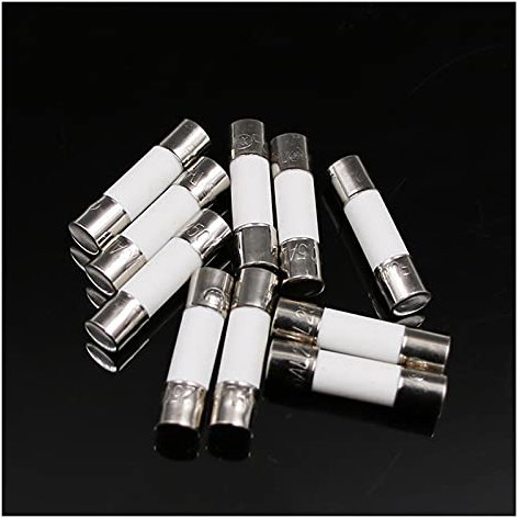 FJYDM Sicherungen 100 Stück Keramiksicherung 5 mm x 20 mm träge T 0,5 A 1 A 2 A 3 A 4 A 5 A 6 A 8 A 10 A 13 A 15 A 20 A 30 A 250 V Sicherungsautomat Auto Cigar O (Color : 20A 100pcs)