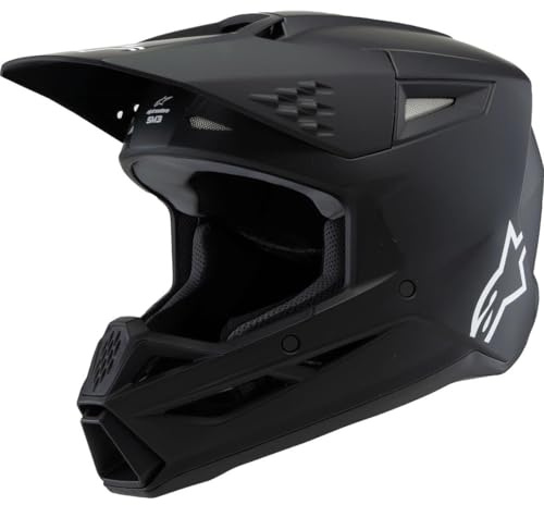 Alpinestars SM3 Solid Jugend Motocross Helm | Schützender Fahrkomfort