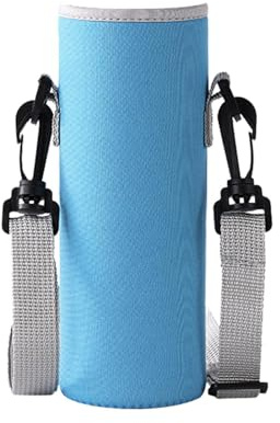 Sac porte-bouteille d'eau | Sac de transport pour bouteille d'eau avec bandoulière réglable | Housse isotherme en néoprène pour la protection de la bouteille d'eau