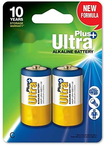 Lot de 4 Piles alcalines Type C (LR14) de 1,5 V, Code 811003. Idéales pour Les appareils nécessitant Une énergie Durable et fiable.