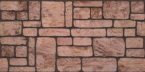Grace Baltic 3D Wall Panels Brick Look Wall Panels Stone Cladding Polystyrene Cladding Living Room Kitchen Bathroom Balcony Bedroom Back Counter Teras Indoor and Outdoor