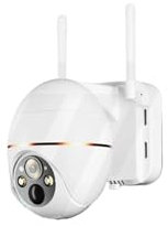 VEKELETE 5MP Solar Power IP Camera PTZ Outdoor Surveillance Cameras CCTV Built-in Battery 8000mAh PIR Human Tracking IP66 Waterproof Cam(1PCS 3MP)