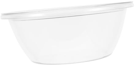 JECOMPRIS Bol Mezclador de Plástico con Tapa Tazón Antiadherente y Transparente para Ensaladas y Almacenar Alimentos para Cocina y Preparación de Comidas