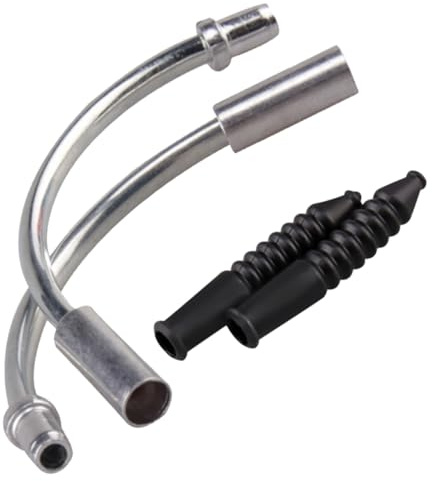 VICASKY 10 Sets Bicycle Brake Cable Noodle and Boot Set Black