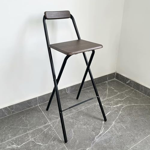 Stoolzfaid Sgabello Pieghevole Sedia da Bar,Sgabelli Alti Pieghevoli da Cucina,Sgabelli Bar Pieghevoli con Schienale,Portatile,Versatile,for Uso Interno Ed Esterno(Carico Massimo 95 kg)
