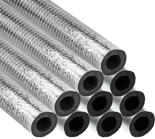 Nybhyjka Water Pipe Insulation Foam Tube - Winter Freeze Protection - Insulating Foam Outdoor Pipe Covers | for Sprinkler Water Heater Air Conditioner Garden Yard Backyard Courtyard