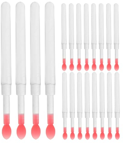 Healvian 60 Lippenpinsel für Lippenstift – Wiederverwendbare Silikon-Applikatoren mit Deckel für Lippenstift, Balsam und Gloss – Tragbares Beauty-Make-up-Tool, ideal als Geschenk für Partys und
