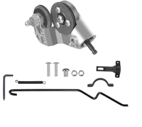 Hosrivae Attacco per fresa elettrica per lamiera, testa di conversione roditrice in acciaio al carbonio per taglio preciso di lamiere piane, fai da te e uso professionale