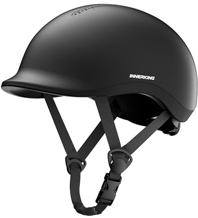 InnerKing Bike Helmet for Adults, Adjustable Bike Helmet for Women and Men | Commuter bicycle helmet with reflective strip and vents for e-bike, scooter, skate and daily cycling