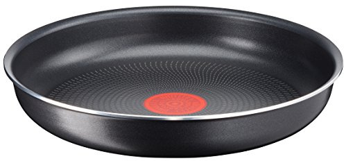 Lagostina Ingenio Essential Padella, Alluminio Antiaderente, Nero, Diametro 24 cm