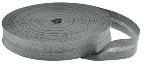 25m Baumwoll-Schrägband 14mm gefalzt, Farbwahl - Einfassband Nahtband Kantenband