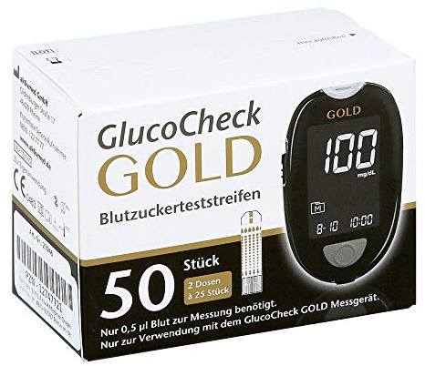 Gluco Check Gold Blutzuckerteststreifen
