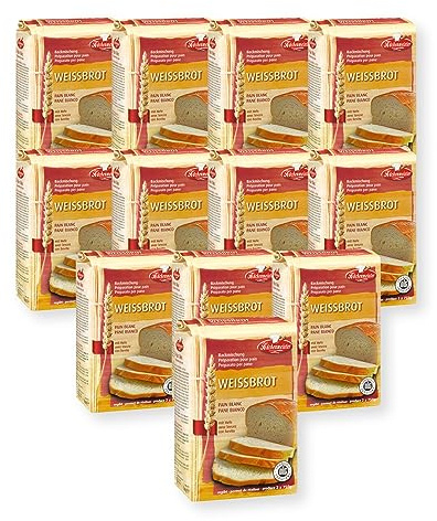 BIELMEIER 12 KG KÜCHENMEISTER Brotbackmischung Weissbrot a 1 KG Frießinger Mühle