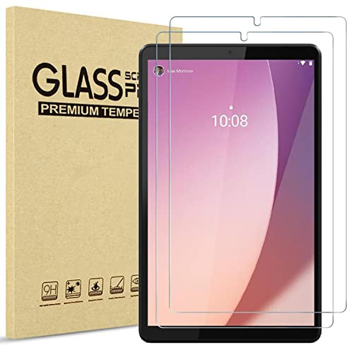 ProCase 2 Pack Screen Protector for Lenovo Tab M8 2023 Gen 4/ Lenovo Tab M8 Gen 3/ Smart M8 Gen 3 2022/ Tab M8 HD/Smart Tab M8 /Tab M8 FHD 2019, Tempered Glass Screen Film Guard -Clear