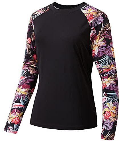 Bassdash Donna UPF 50+ UV Sun Protection T-Shirt a Manica Lunga per la Pesca e l'escursionismo