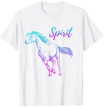 Running Horse Spirit - Gift for Riders T-Shirt