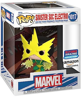 Funko Pop! Deluxe: Marvel Sinister 6 - Electro - Marvel Comics - Amazon-Exklusiv - Vinyl-Sammelfigur - Geschenkidee - Offizielle Handelswaren - Spielzeug Für Kinder und Erwachsene