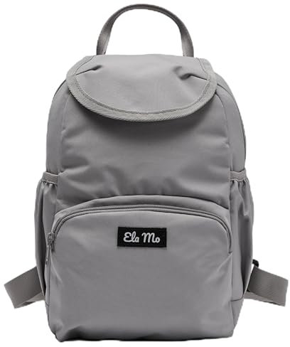 Ela Mo Mini Rucksack Damen - Klein. elegant. super handlich - Rucksack Handtasche als idealer Begleiter für jede Gelegenheit (Warm Grey)