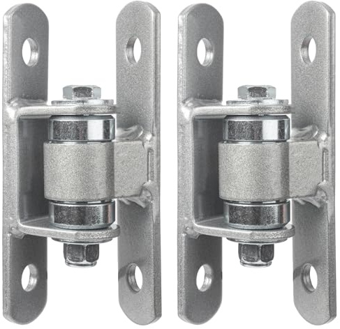 Gudwells Heavy Duty Bolt on Sealed Bearing Outdoor Gate Hinges - Bolt onto Gate and Post for Large Heavy Driveway Gates Up to 1100 Pounds, Adjustable Yoke Pivot CI3700 Gate Hinge (Sold as a Pair)