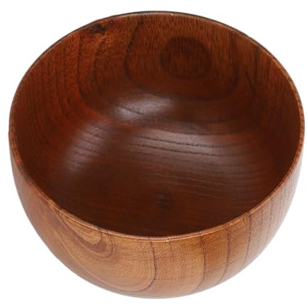 LUCKDANO Rasierseifenschale, Rasierschale aus Holz, Rasierschaum, Breiter Mund, Seifenbecher, Rasierpinselschale für Männer, Vater
